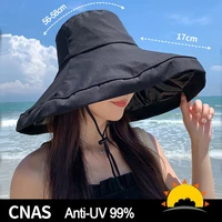 anti uv summer hats for women wide brim hat foldable solid ladies hats outdoor casual sunshade fisherman beach hats dropshipping