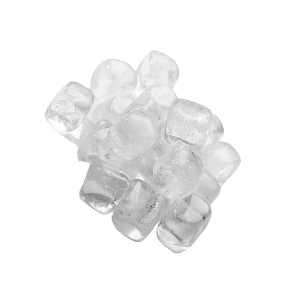 

1 Set Crystal Stone Adorns Desktop Stone Ornaments Square Stone Decors