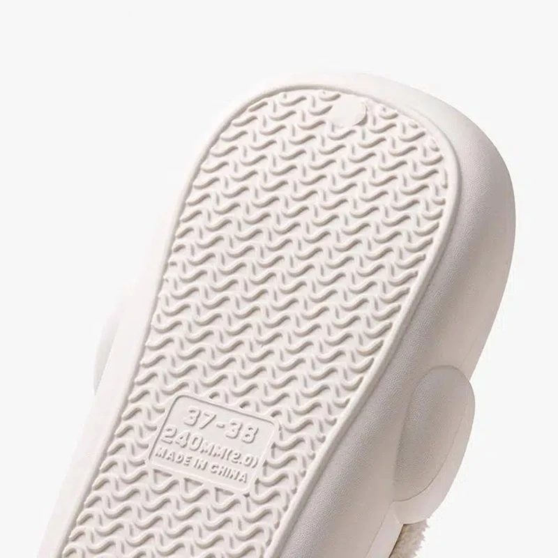 Lovely EVA Cartoon Dogs Modelling Design Home Cotton Slippers 2022 new Plush Warm Non Slip Comfy Shoes Femme Slippers Indoor Wom