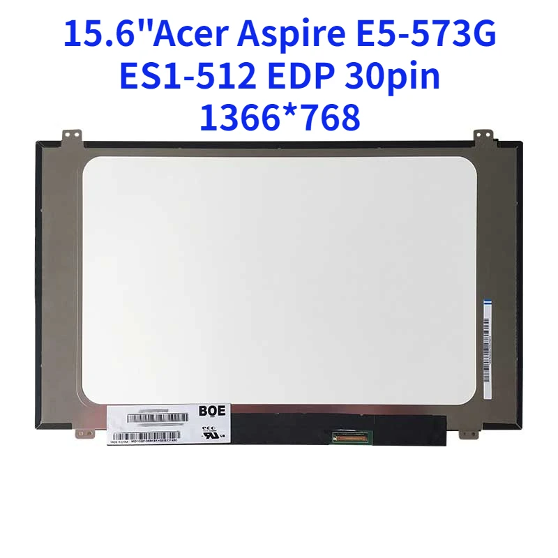 

For Acer Aspire E5-573G ES1-512 ES1-520 ES1-521 ES1-522 15.6" inch lcd matrix laptop lcd screen display EDP 30pin 1366*768