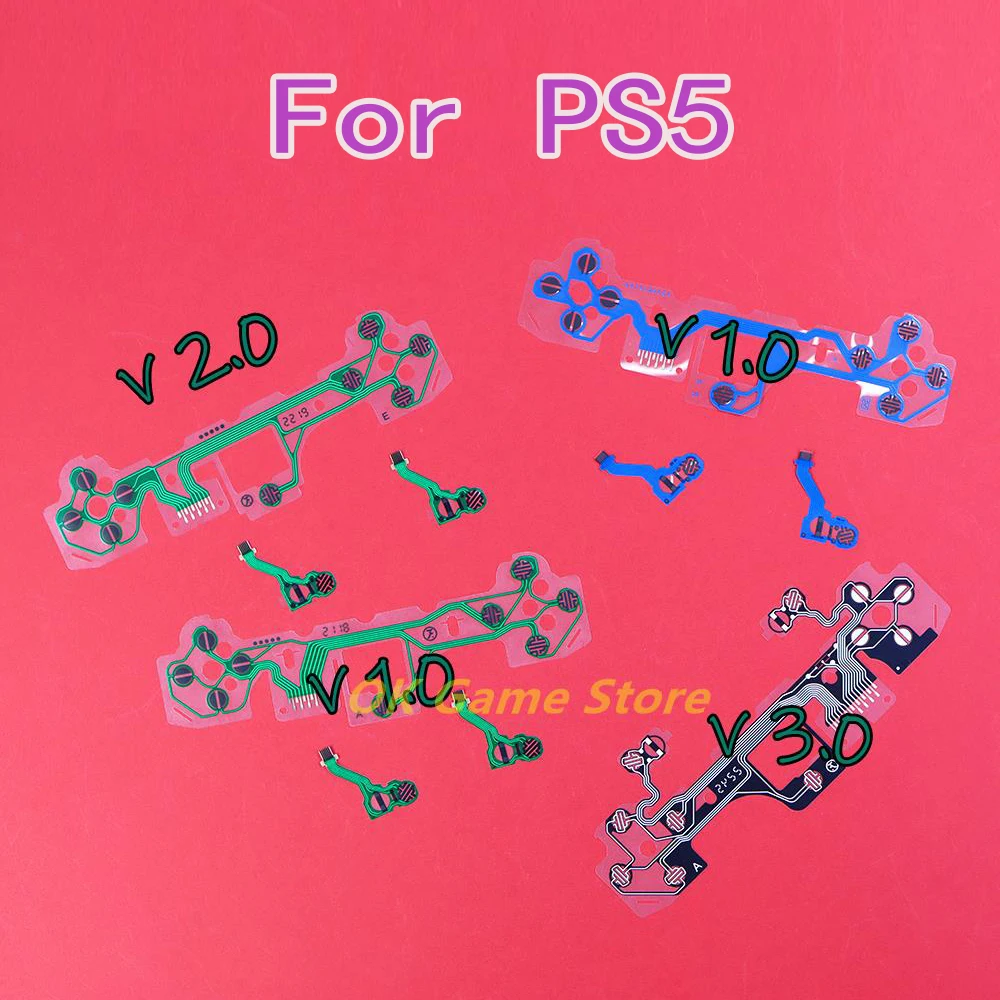 

50 комплектов, оригинальная проводящая пленка LR с крестообразным ключом, Гибкий штатив для Playstation5 PS5 V1 V2 V3, запасные части, аксессуары