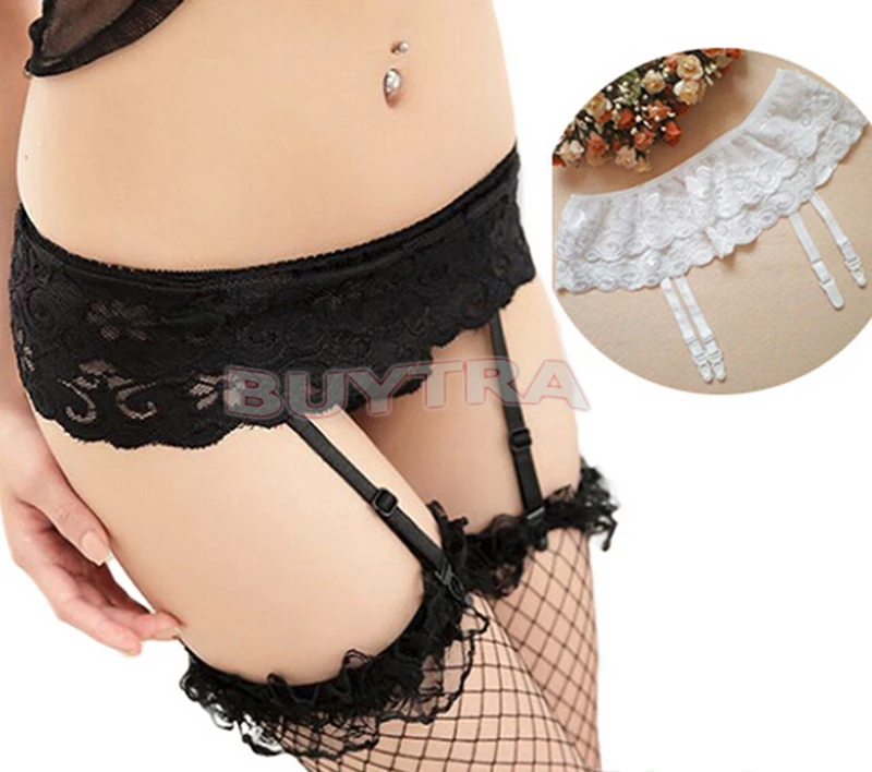 Кружевные подвязки винтажные дешевые Подвязки для цветочных чулок пояса