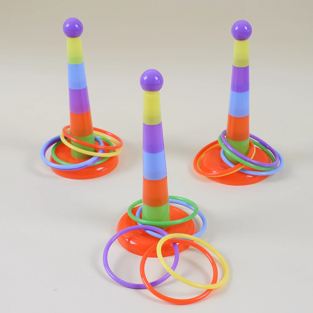 

5Pcs/Set Mini Circle Ferrule Throwing Game Outdoor Toy for Kids Bithday Sports Theme Party Games Party Favors kindergarten Gifts