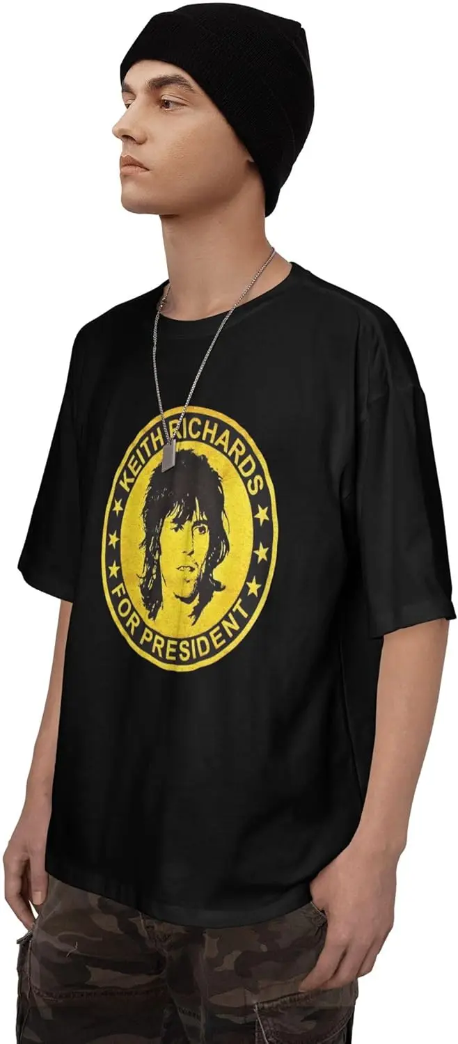 Мужская и женская футболка Keith Richards for President Comfort Tour 2024 большого размера в стиле