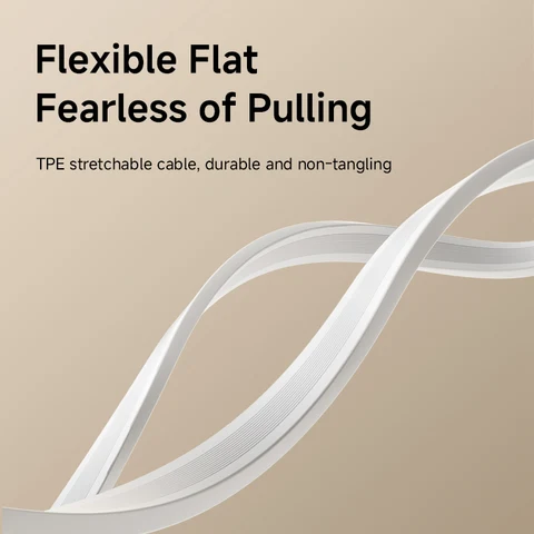 Кабель Hagibis USB-C, выдвижной, 100 Вт, Type-C на Type-C, односторонний, для быстрой зарядки, для iPhone 17, Macbook, iPad