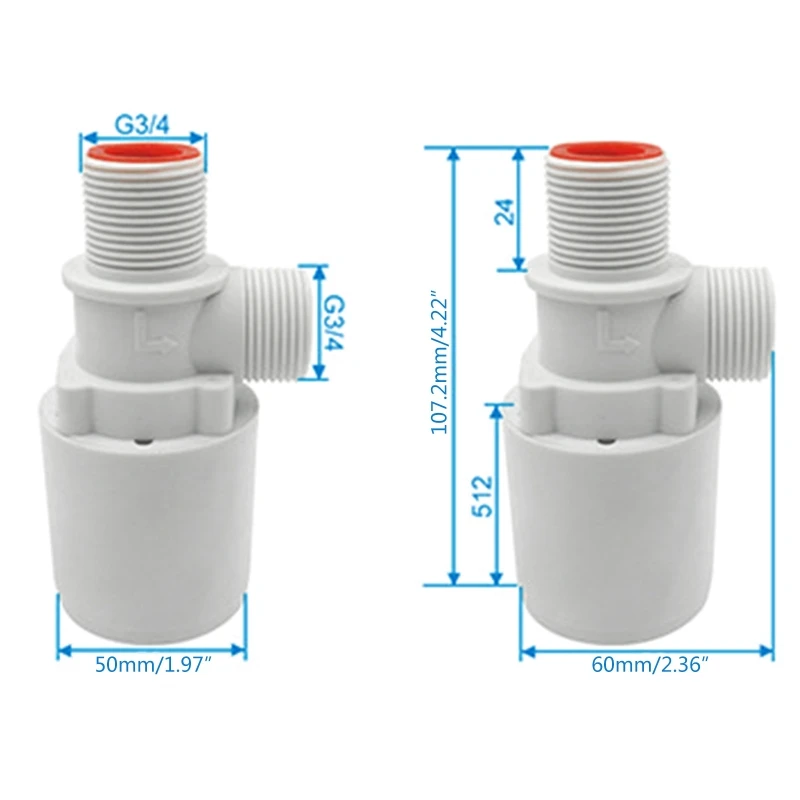 Автоматический расход воды для клапана контроля уровня резервуара Floa