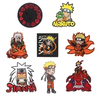 anime naruto patches iron on thermocollant kakashi embroidered clothing patch cartoon diy sewing clothes jacket uzumaki stickers