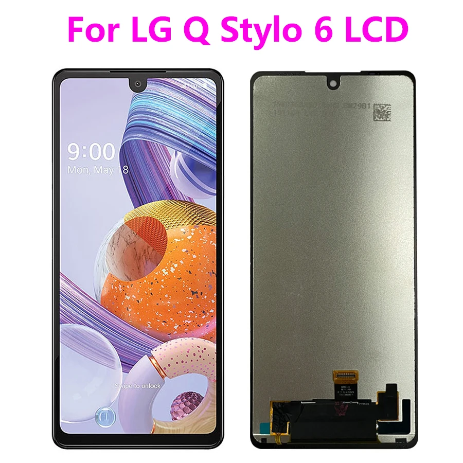 

6.8"Original For LG Q Stylo 6 LCD Display Touch Screen Digitizer Assembly Screen Replacement For LG LMQ730TM, LM-Q730TM With F