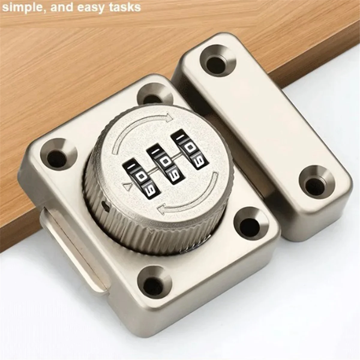 2 шт. без пробивки Комбинированный Замок защелка дверная сцепка замок для