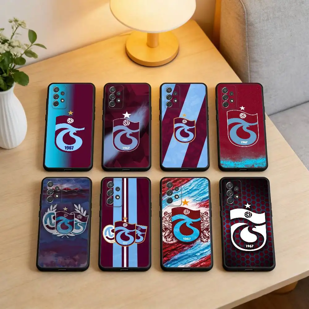 Фото Чехол для телефона T-Turkey T-Trabzonspor из мягкого силикона черного цвета для Samsung Galaxy A73, A72, A71, A70, A53, A52, A51 №1