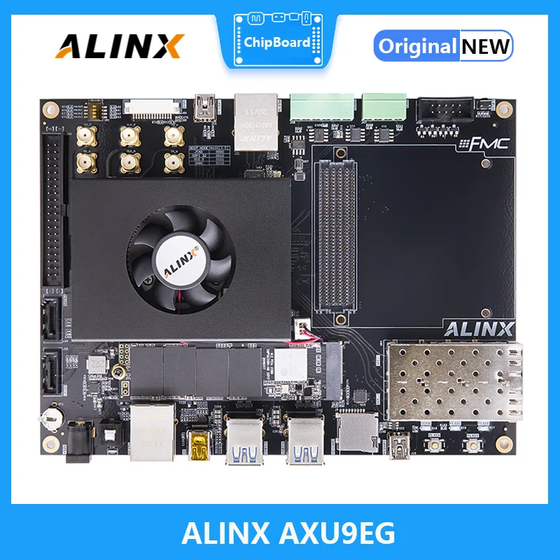 ALINX AXU9EG: Xilinx Zynq UltraScale + MPSoC ZU9EG FPGA Board FMC HPC