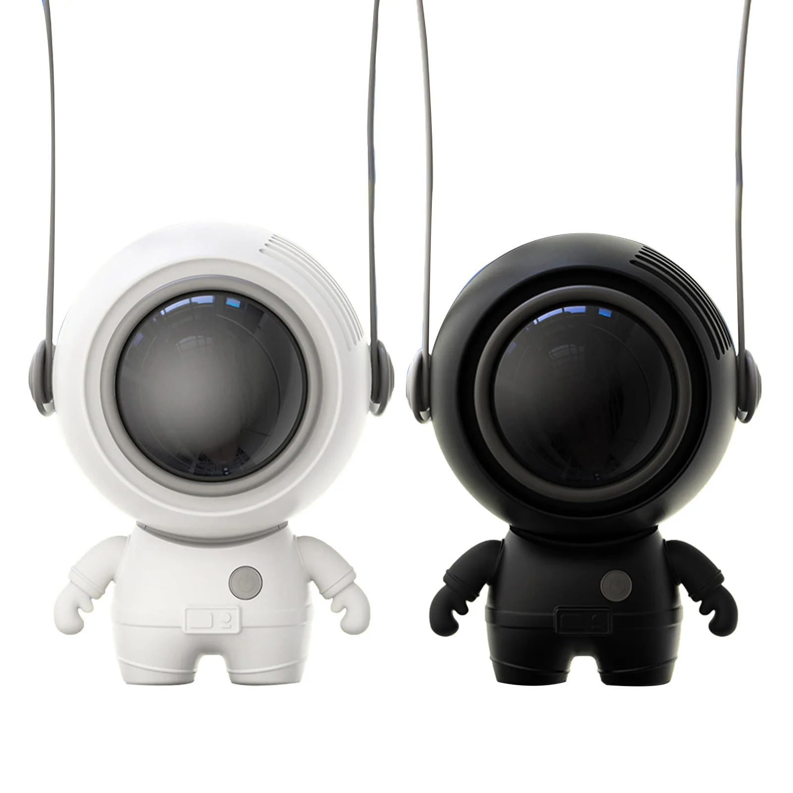 

Table Mini Fan Handheld Lazy Mini Spaceman Small Fan Portable Lanyard Bladeless USB Rechargeable Small Fan For Home Table Decor