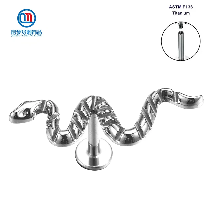 

Серьги-гвоздики из титана для имплантации, 16 г, ASTM F136