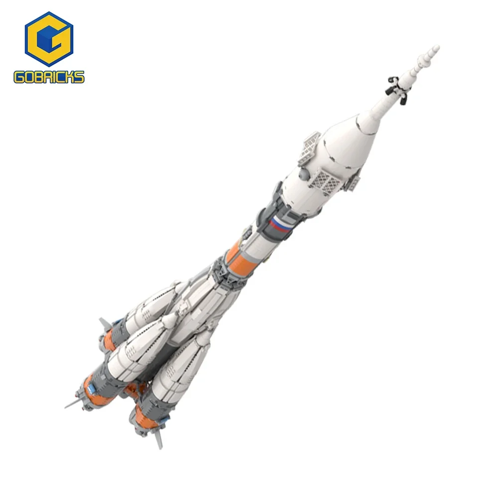 

Конструктор gobrick Ultimate Soyuz Rocket из строительных блоков масштаб 1:110