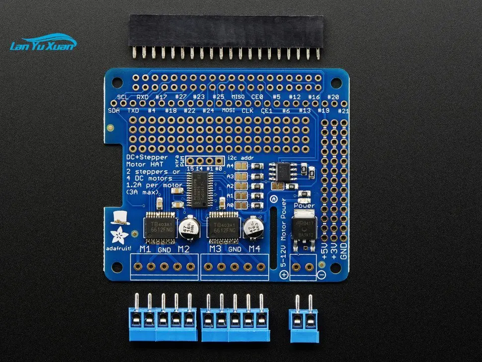 

Stepper Motor HAT for Raspberry Pi DC Motor Stepper Motor Module