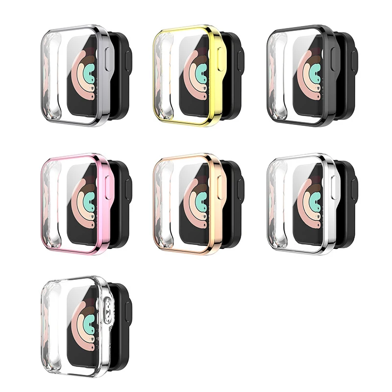 Glass+Strap Replacement Sport Strap For XiaoMi Mi Watch Lite  Silicone Breathable Watchbands For Mi Watch Lite Watch Bracelet