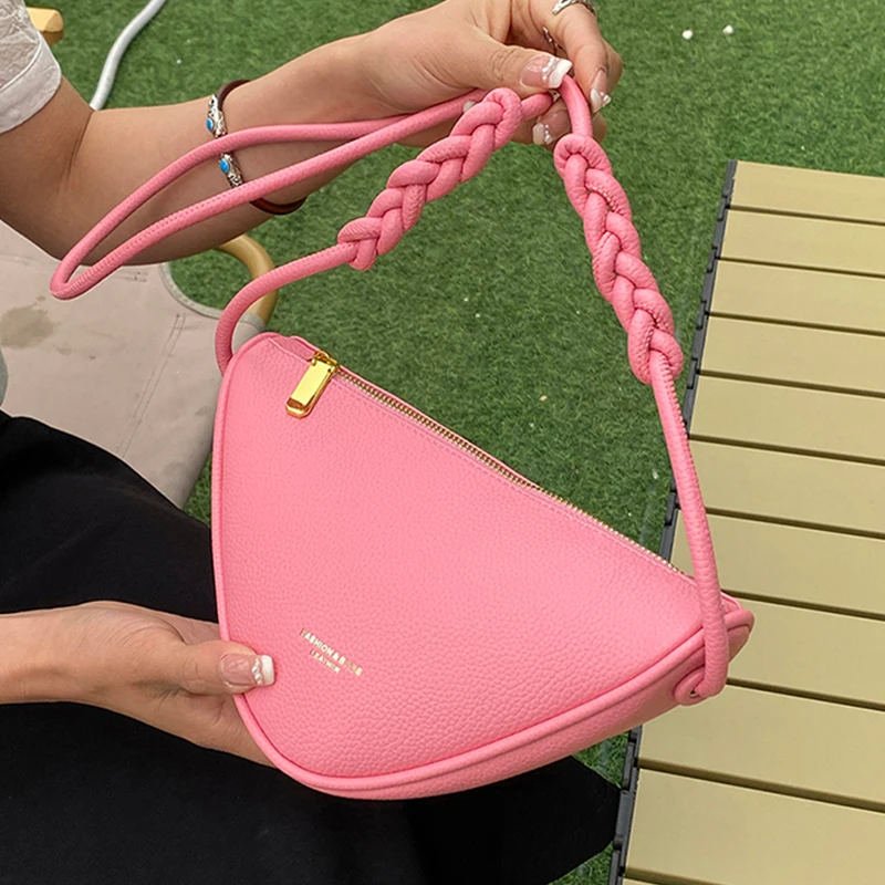 

Яркий цвет, искусственная кожа для женщин, маленькие сумки через плечо на молнии, Модный женский кошелек, милая Портативная сумка