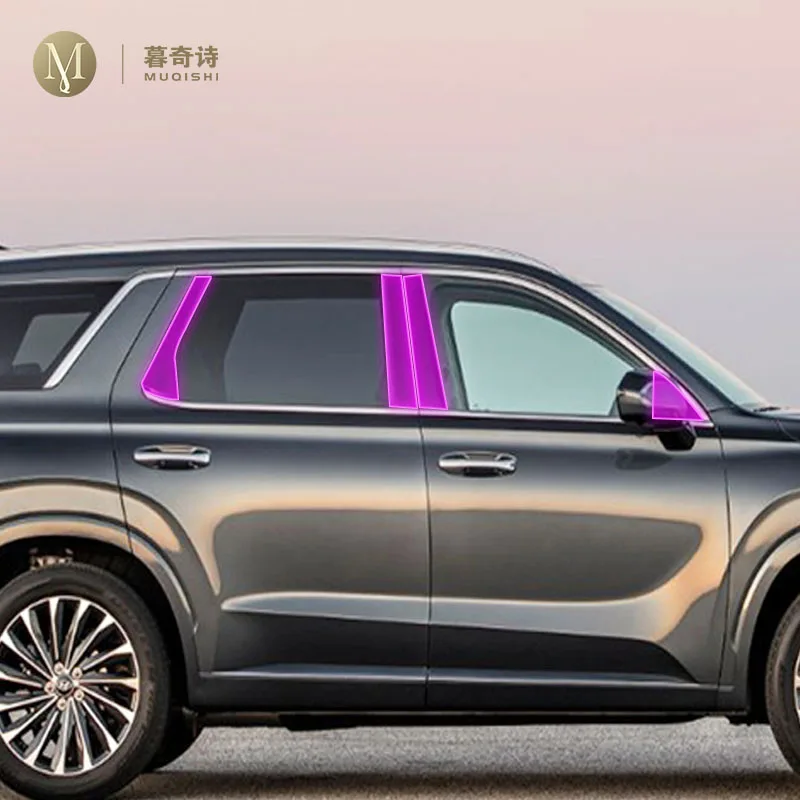 

Для Hyundai Palisade 2022-2023 Автомобильная внешняя защитная пленка PPF для краски устойчивая к царапинам полоса для окон ТПУ Прозрачная Пленка