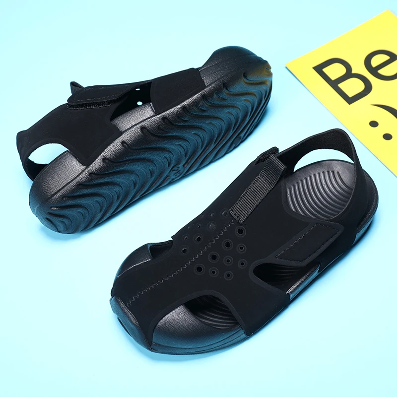 Сандалии для мальчиков и девочек дышащие сетчатые модная спортивная обувь