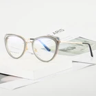 Женские классические очки COHK кошачий глаз для близорукости, оптическая оправа, роскошные очки с защитой от сисветильник, оправы для очков по рецепту, оптические очки-100