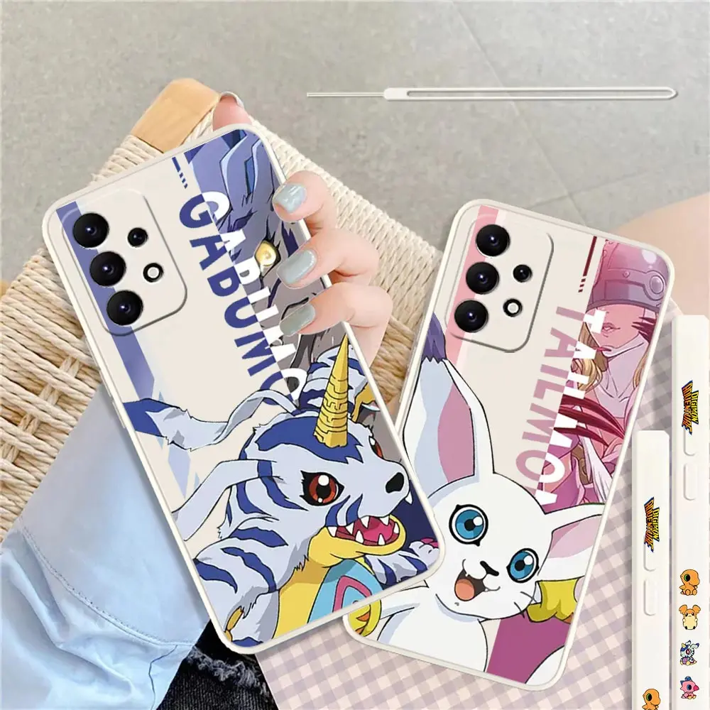 

Digital Monster Cartoon Cover For Samsung A91 A81 A73 A72 A71 A53 A52 A51 A42 A33 A32 A31 A23 A22 A21S A14 A13 A12 Liquid Case