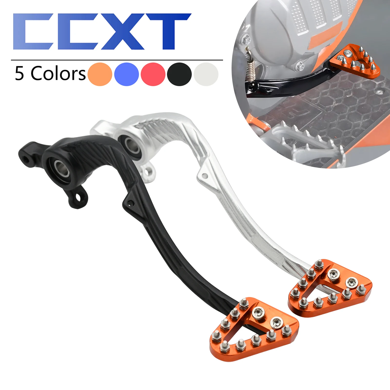 Рычаг ножного тормоза мотоцикла педаль для GasGas EX EC MC EXF ECF MCF 125-450 KTM XC XCF SX SXF EXC EXCF