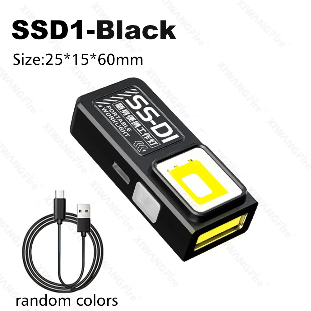 

Многофункциональный USB-перезаряжаемый мини-фонарик COB для кемпинга