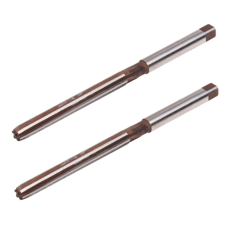 

2X High Speed Steel Straight Shank 5Mm 6-Flute Hand Reamer 3.3 Inch Length
