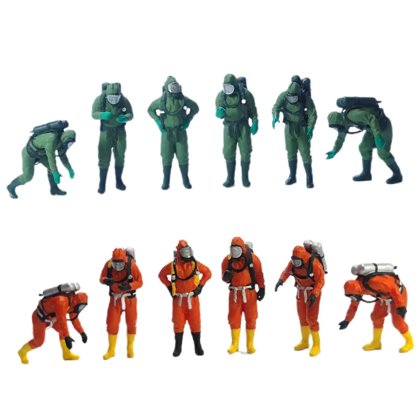 

Фигурки из смолы на 1:64 человека, 6 шт.