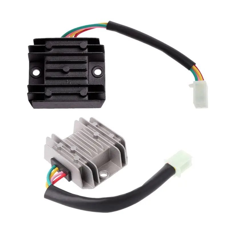 

Durable 4 Wires Voltage Regulator Rectifier Compatible with Moped ATV Quad GY6 50 150cc Dirt Pit Bike Motorcycle Scooter