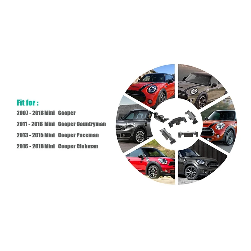 10 шт. 51132752145 клипса для передней фары Черный ABS BMW Mini Cooper 2007-2018 Countryman 2011-2018 Paceman Clubman