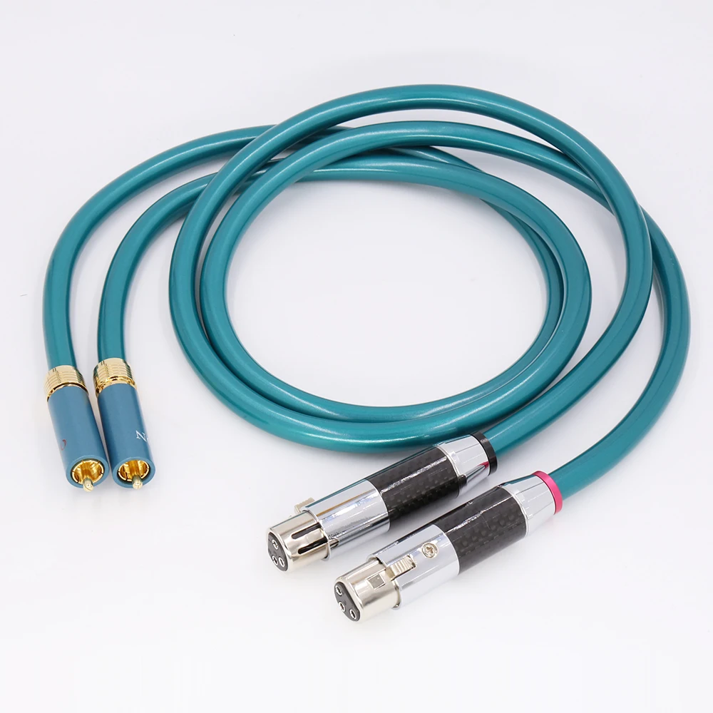 

Pair Ortofon Hifi XLR Female to RCA Male Cable High Purity OCC Hifi 2 Rca to 2 Xlr Cable