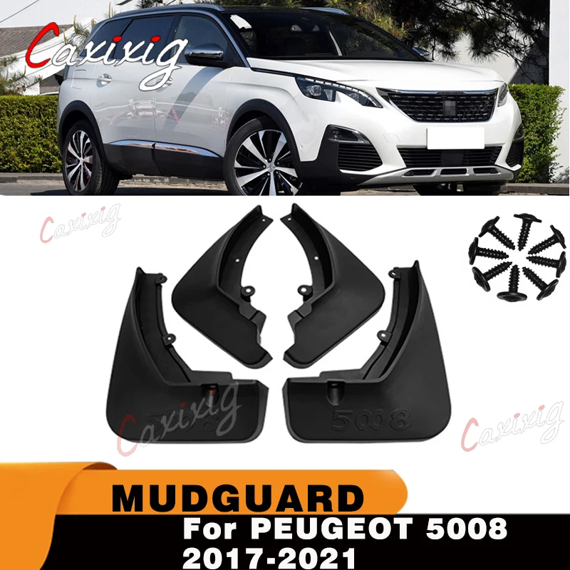 4 шт. автомобильные брызговики для Peugeot 2008 3008 5008 206 207 307 ...