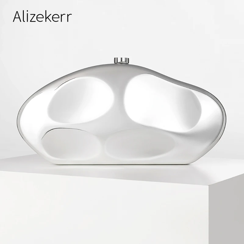 Alizekerr акриловые вечерние сумки радужной расцветки для женщин Необычные кошельки