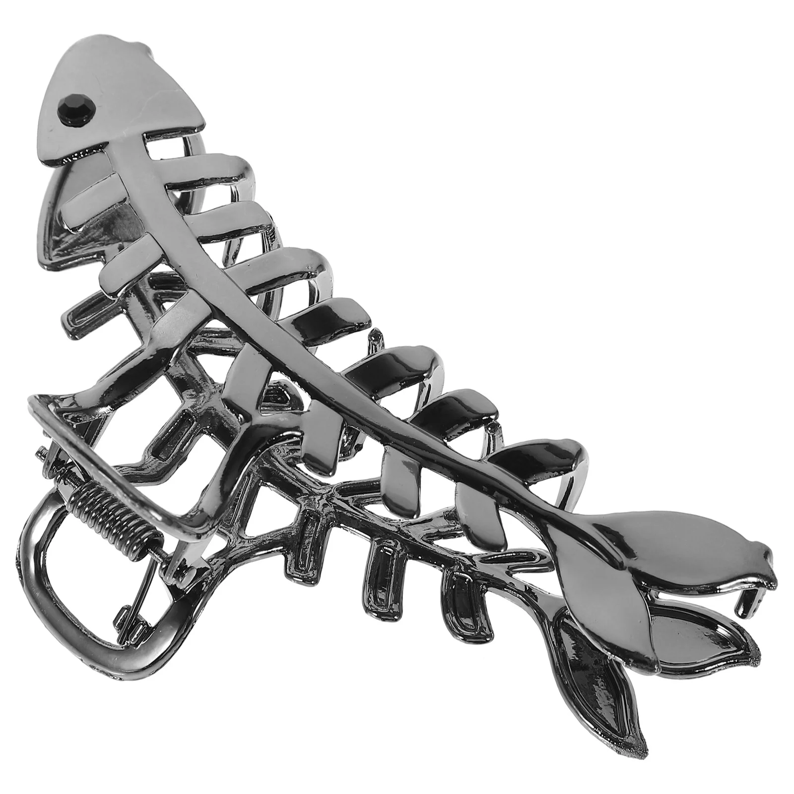 

Hair Accessories Fish Bone Clip Girls Claw Thick Shark Clips Women Alloy Jaw Metal Miss Decorative