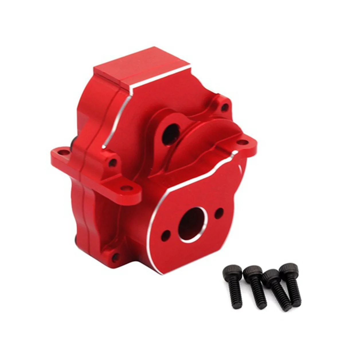 

Metal Transmission Transmission Housing for Traxxas TRX4M TRX-4M 1/18 RC Track Truck Upgrade Parts, Red