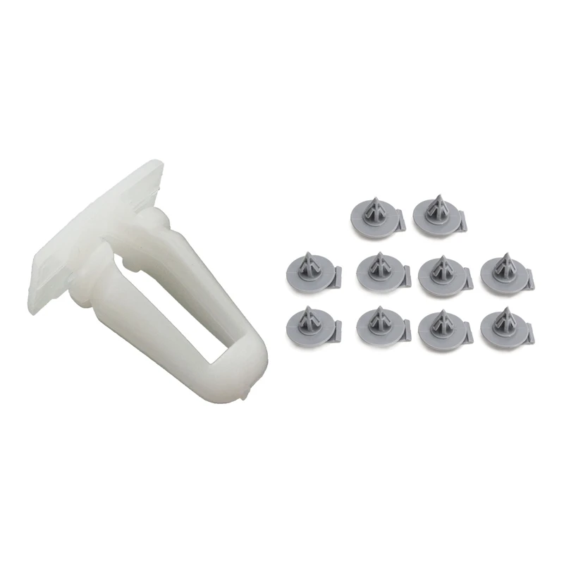 

40 шт. клипсы: 30 шт. клипсы для молдинга и 10 шт. клипсы для панели молдинга крыла