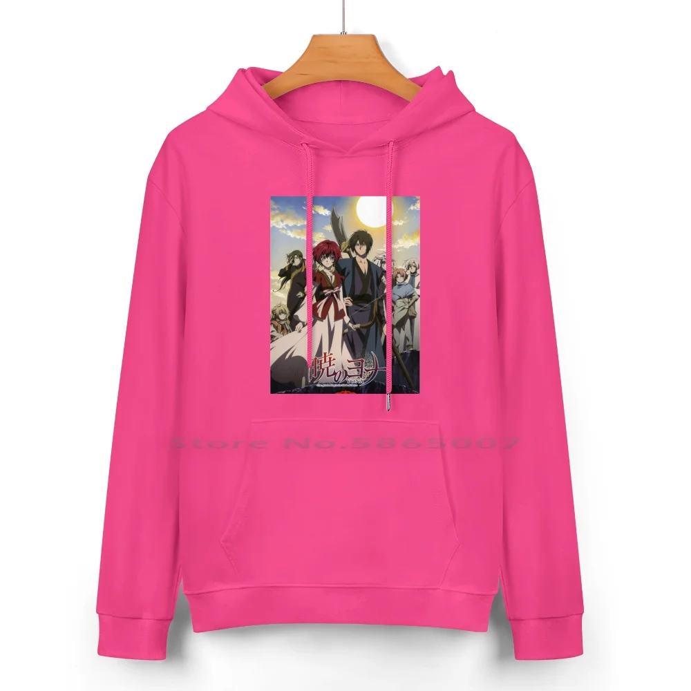 Толстовка с капюшоном Akatsuki No Yona свитер из чистого хлопка 24 цвета принцесса