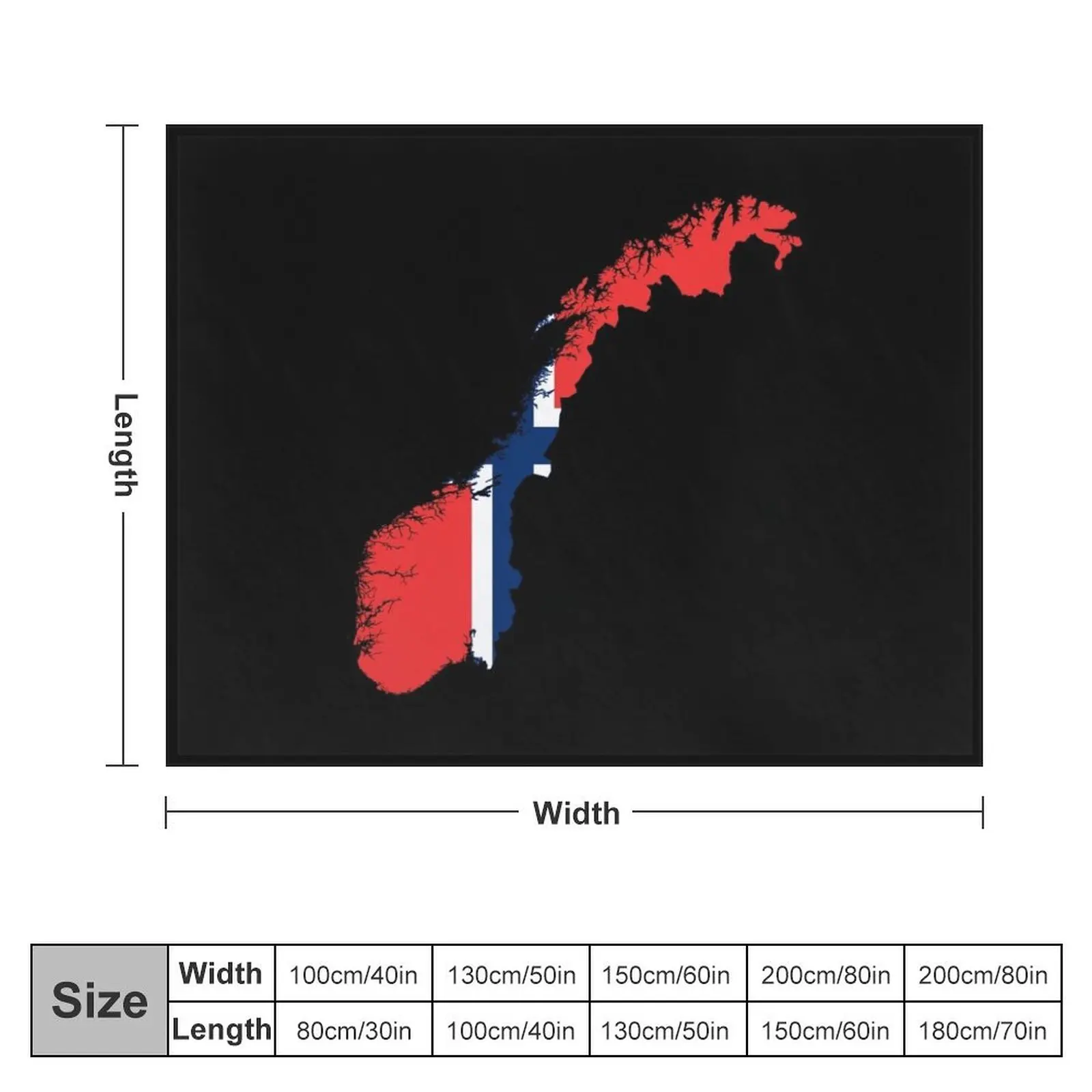 Плед-одеяло для Хэллоуина с картой флага Норвегии одеяла диванов летнее