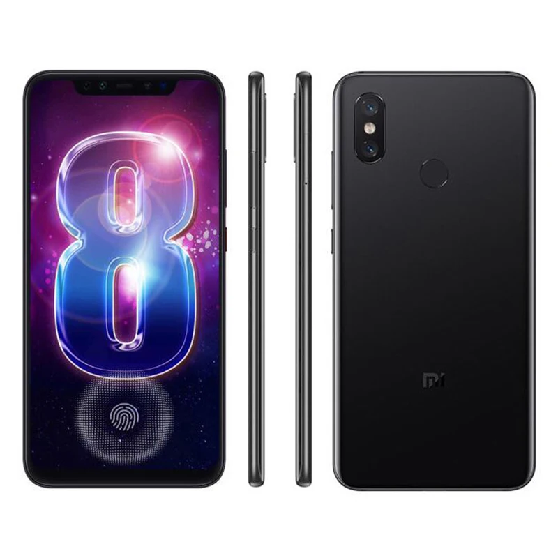 Najtaniej Smartphone Xiaomi Mi 8 PRO Cal 6.21 Bateria 3400 MAh Snapdragon 845 1080x2248 Pikseli ładowanie 18W Wersja Globalna