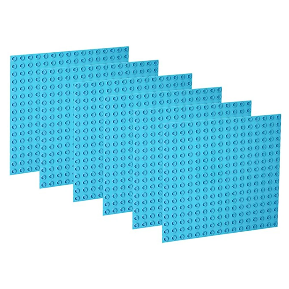 

EKIND Large Blocks Building Base Block Plate 10" x 10" - Compatible for Large Pegs for Toddlers, Building Block All Major Brands