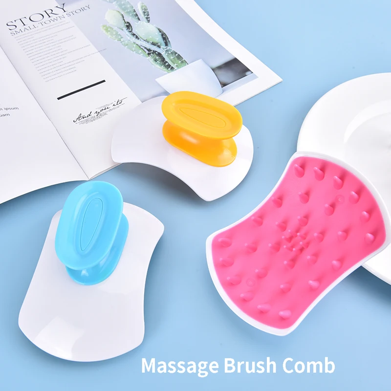 

1Pcs Multifunctional Shampoo Brush Handheld ABS Scalp Shampoo Massage Brush Shower Hair Comb Head Meridian Massage Comb