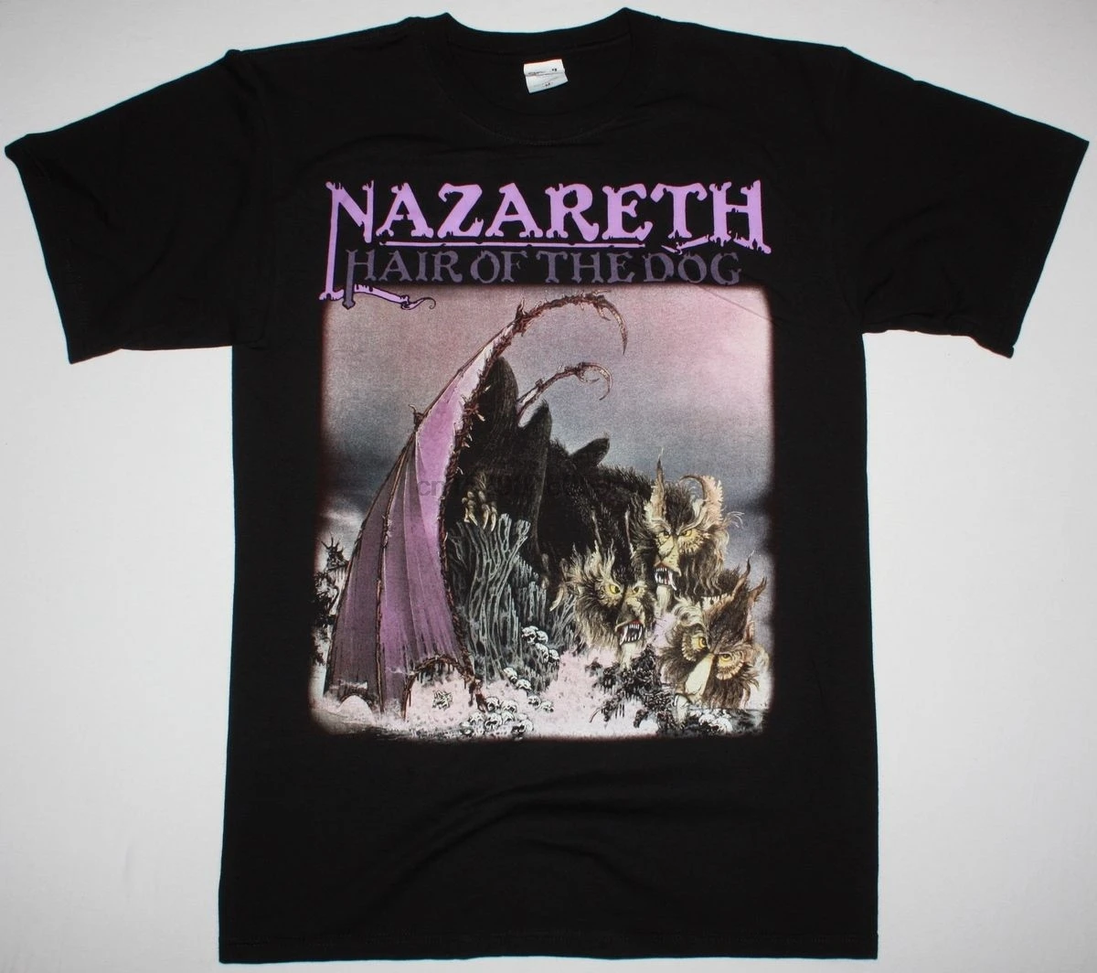 

Nazareth Hair Of The Dog Hard Rock Deep Purple Uriah Heep New Black T-Shirt