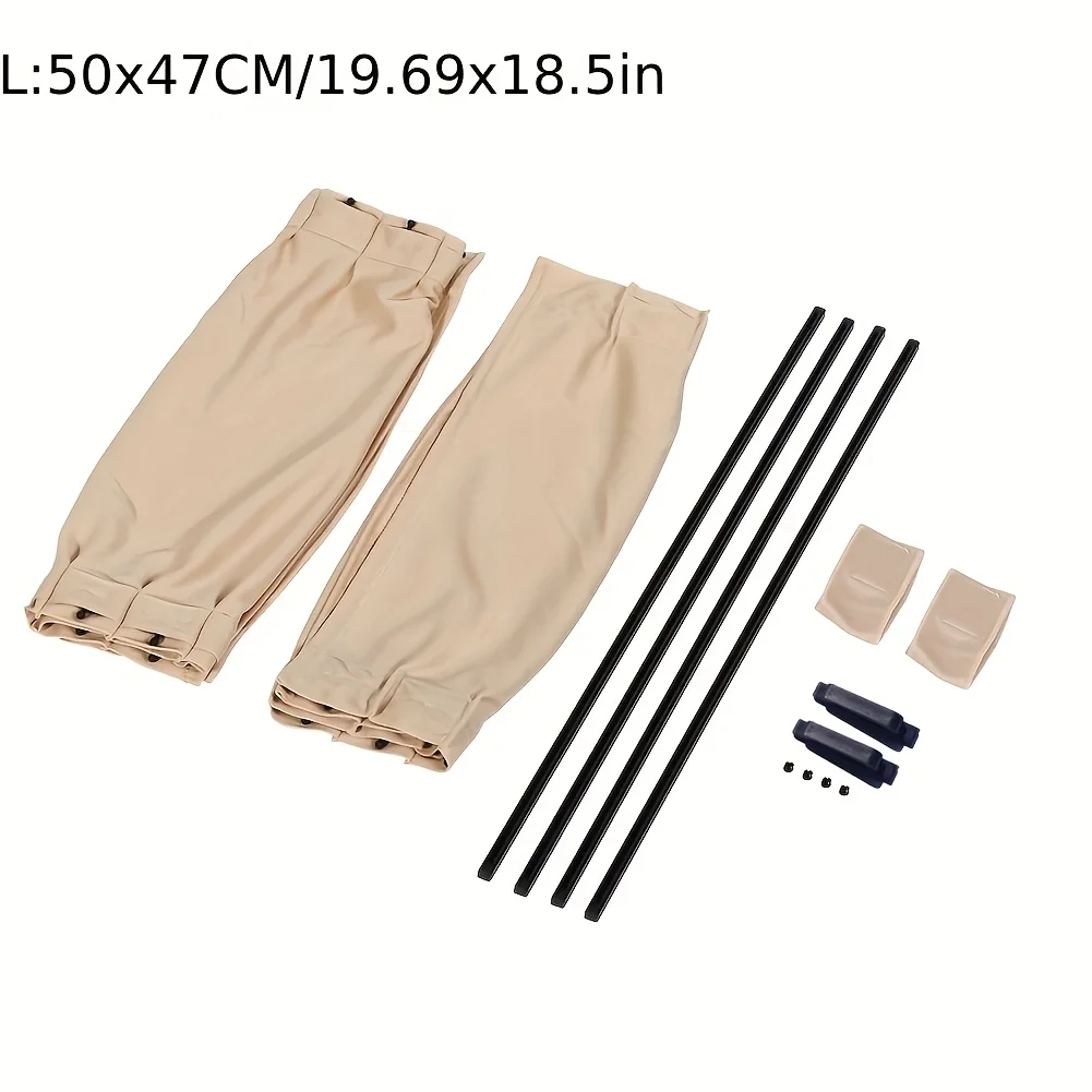 

Автомобильные шторы, 2 шт., универсальный складной солнцезащитный козырек, защита от ультрафиолета