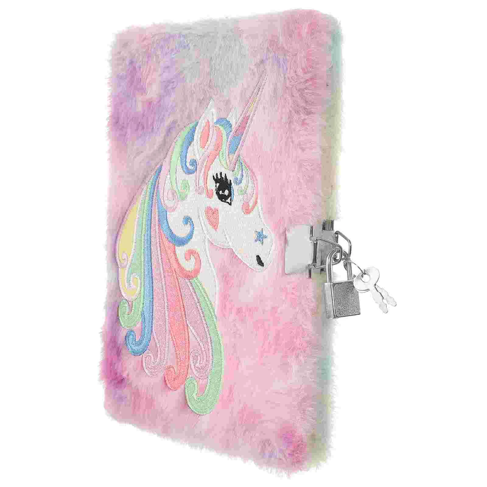 

Детский дневник для девочек, запирающийся дневник с мультяшным рисунком, студенческие принадлежности, Плюшевые канцелярские принадлежности для студентов, для путешествий, восхитительный молочный