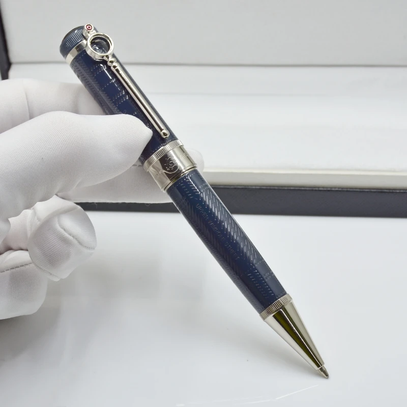 

Высокое качество Артур Конан Дойл черная/синяя MB шариковая ручка/шариковая ручка офисные канцелярские принадлежности Роскошные брендовые чернильные ручки