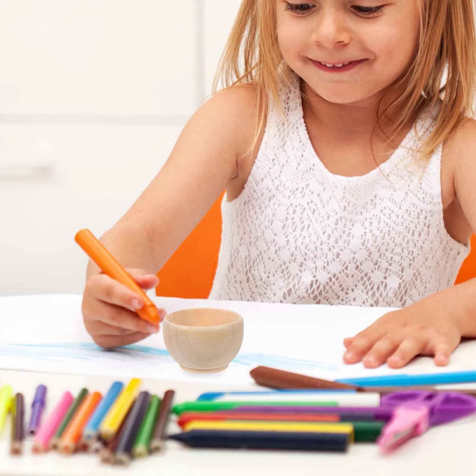 10 шт. имитация кухни DIY модель незавершенные деревянные игрушки миски для соуса