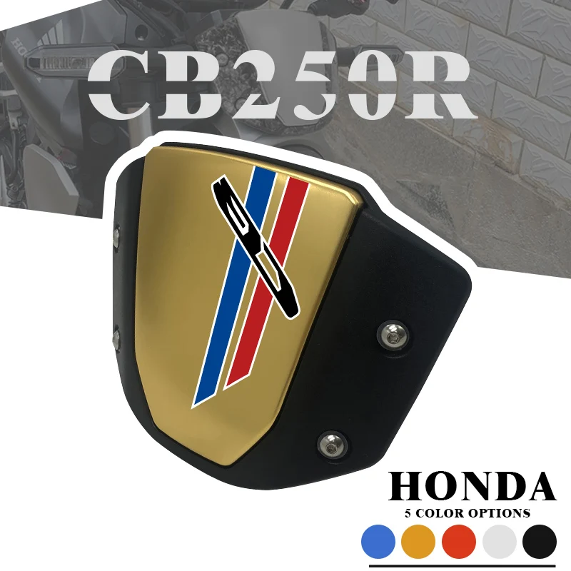 

Motorcycle Windscreen Windshield Shield Screen Accessories For Honda CB125R CB250R CB300R CB150R CB 300R 125R 250R 2018-2021