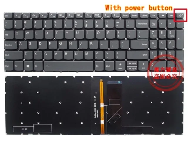

New Laptop US Keyboard for Lenovo Ideapad 330S-15ARR 330S-15AST 330S-15IKB 720S-15IKB V330-15IKB V330-15ISK 300-15AST
