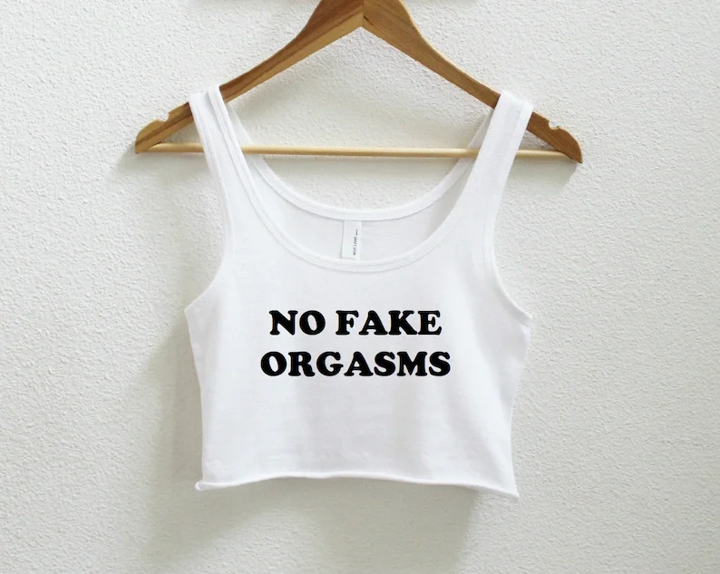 

Без поддельных оргазмов женский кроп-танк